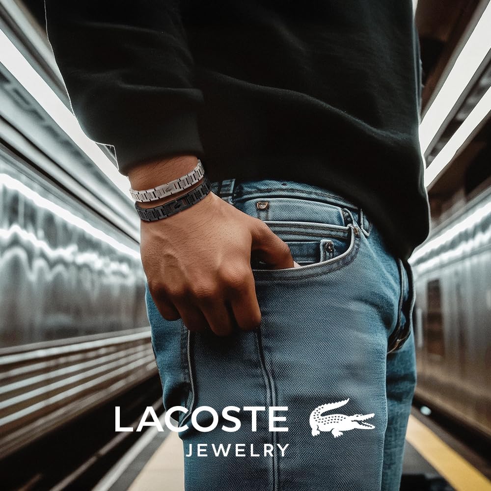 Bratara Lacoste Metropole silver